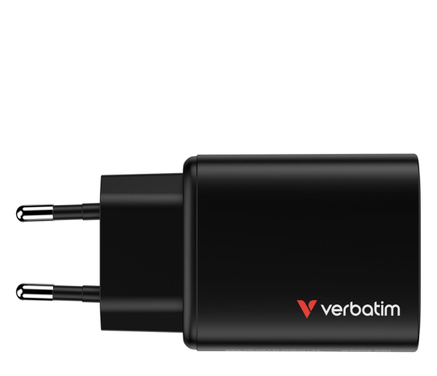 Verbatim Ładowarka sieciowa Essentials GaN 65W czarny 32352 - 1417011 - zdjęcie 3